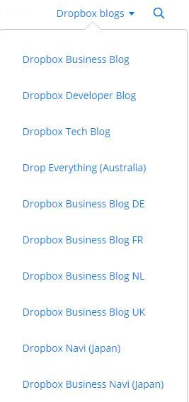 Dropbox blog