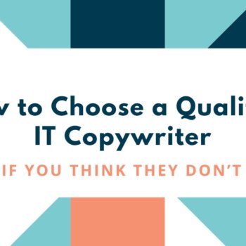 Featured image how to choose IT copywriter