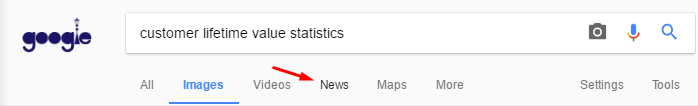 Google News search