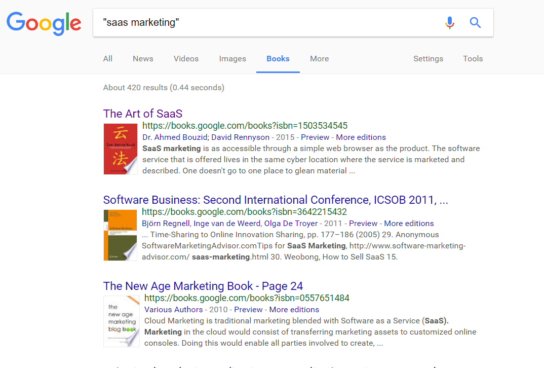 Google Books search